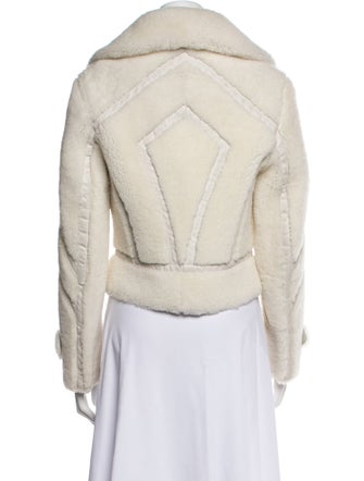 Alberta Ferretti Lamb Leather Biker Jacket