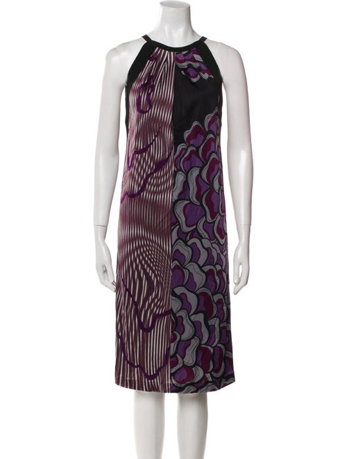 Alberta Ferretti Printed Knee-Length Dress