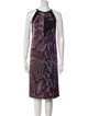 Alberta Ferretti Printed Knee-Length Dress