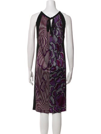 Alberta Ferretti Printed Knee-Length Dress