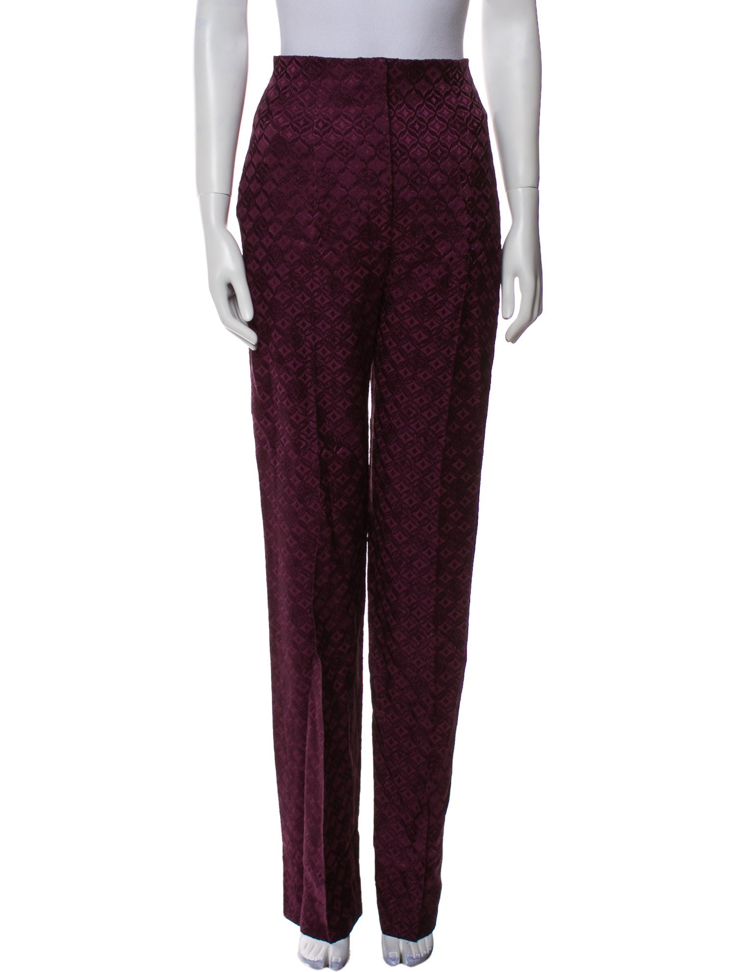 Alberta Ferretti Printed Skinny Leg Pants