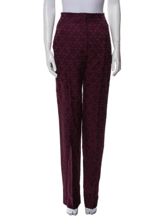 Alberta Ferretti Printed Skinny Leg Pants