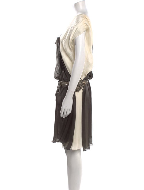 Alberta Ferretti Silk Knee-Length Dress