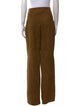 Alberta Ferretti Leather Wide Leg Pants