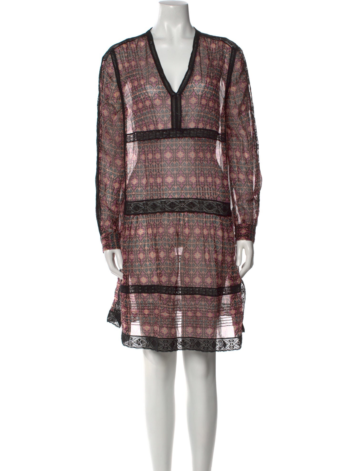 Alberta Ferretti Silk Mini Dress