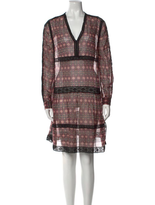 Alberta Ferretti Silk Mini Dress