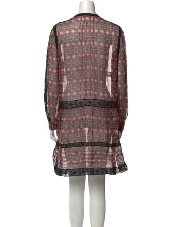 Alberta Ferretti Silk Mini Dress