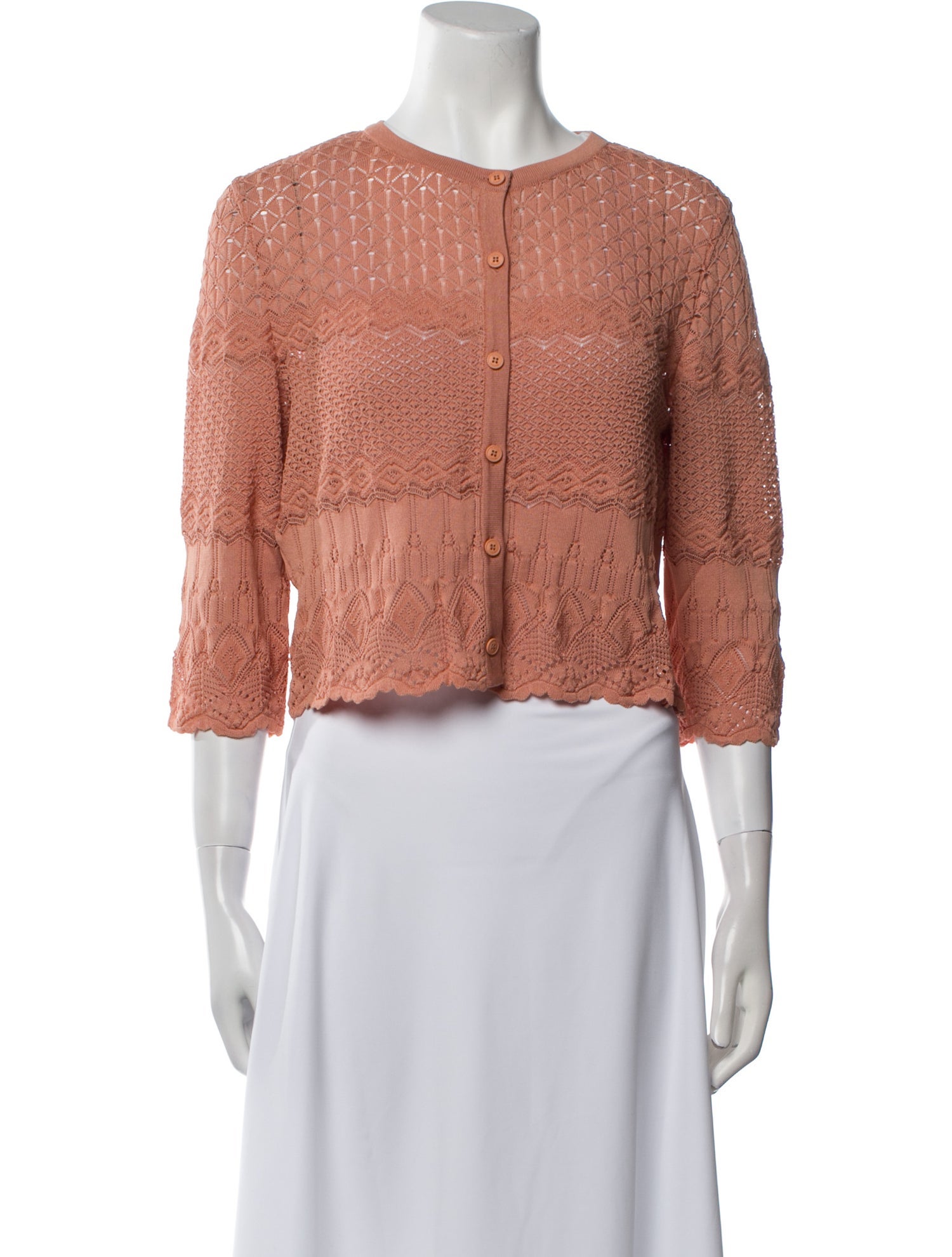 Alberta Ferretti Crew Neck Sweater