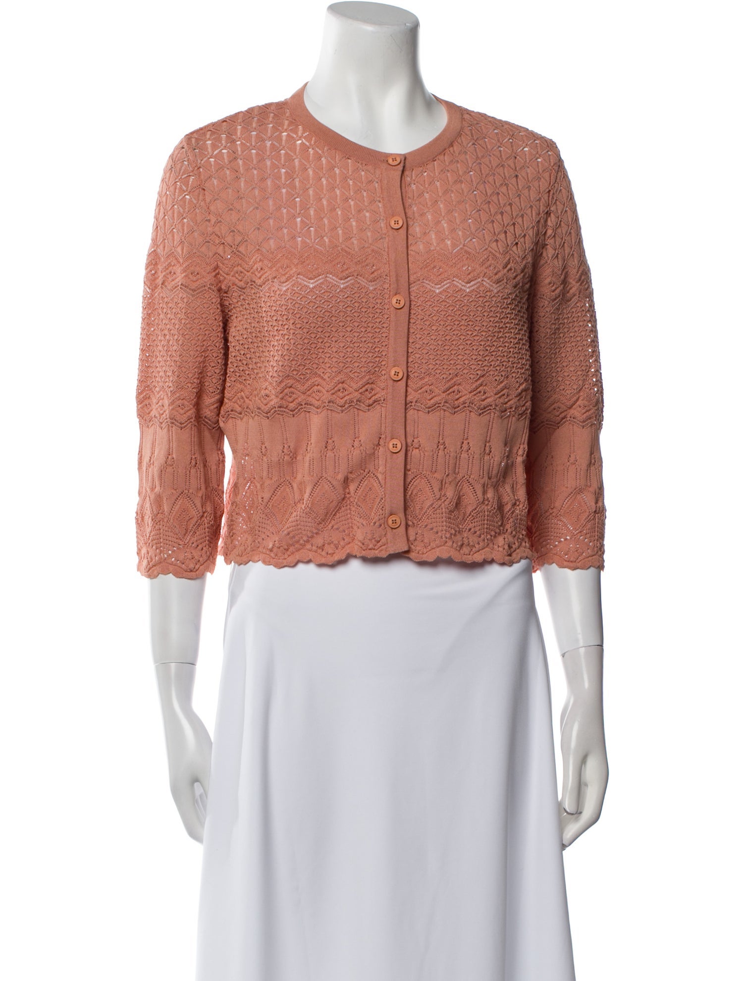 Alberta Ferretti Crew Neck Sweater