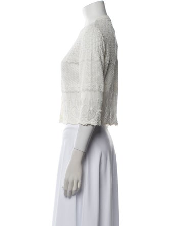 Alberta Ferretti Crew Neck Sweater