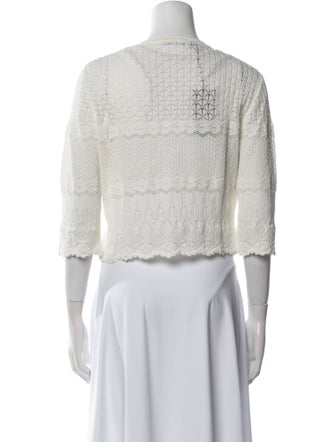 Alberta Ferretti Crew Neck Sweater