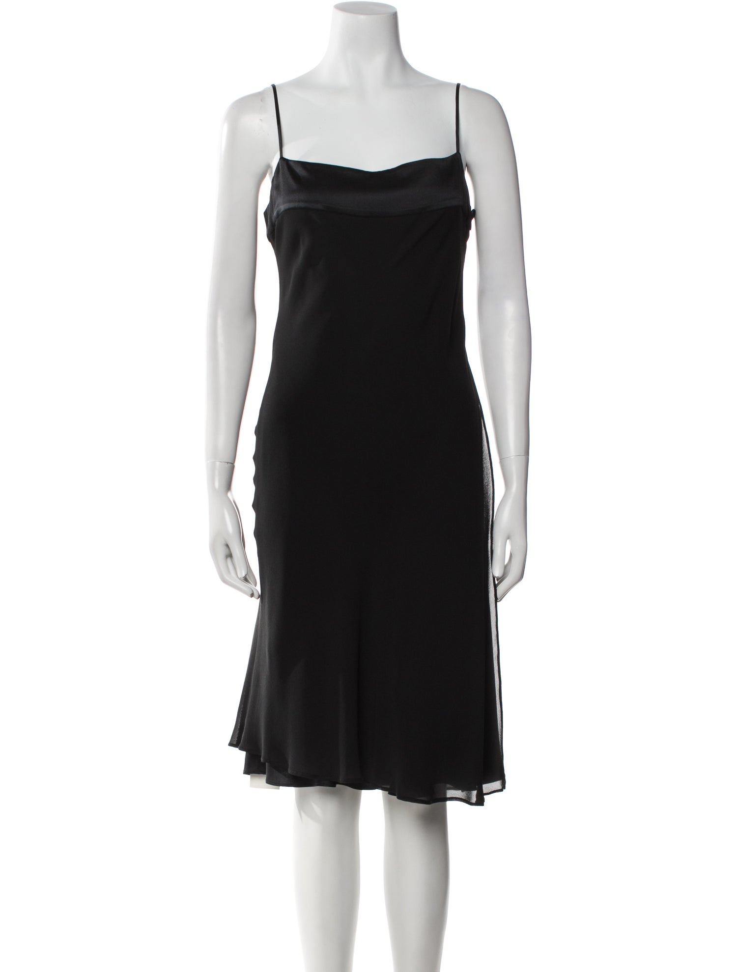 Alberta Ferretti Silk Knee-Length Dress