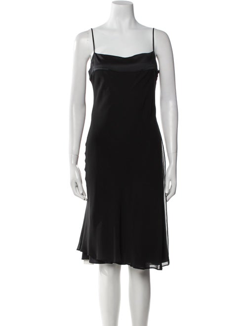 Alberta Ferretti Silk Knee-Length Dress