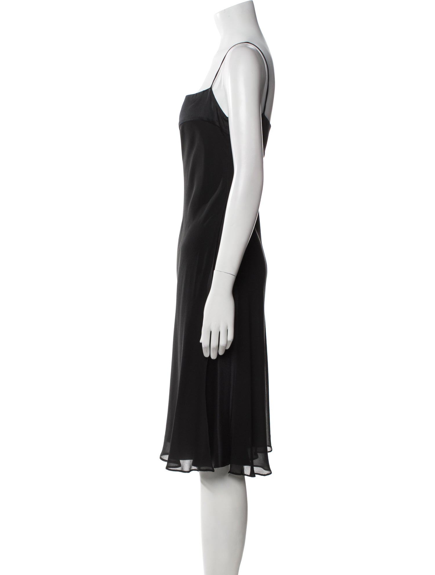 Alberta Ferretti Silk Knee-Length Dress