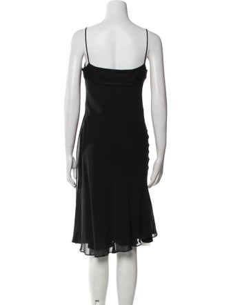 Alberta Ferretti Silk Knee-Length Dress