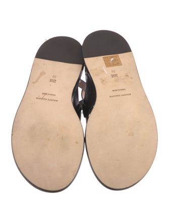 Alberta Ferretti Leather Gladiator Sandals