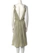 Alberta Ferretti Silk Midi Length Dress