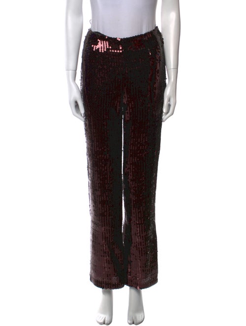 Alberta Ferretti Straight Leg Pants