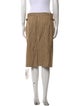 Alberta Ferretti Striped Knee-Length Skirt