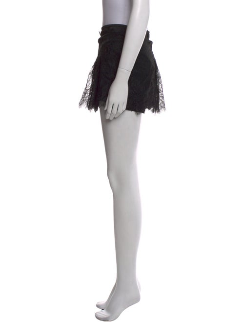 Alberta Ferretti Lace Pattern Mini Shorts
