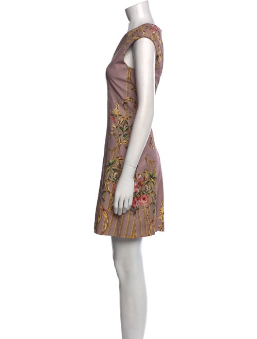 Alberta Ferretti Printed Mini Dress