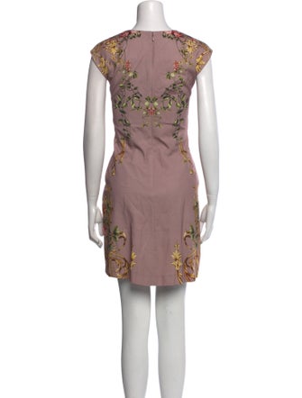 Alberta Ferretti Printed Mini Dress