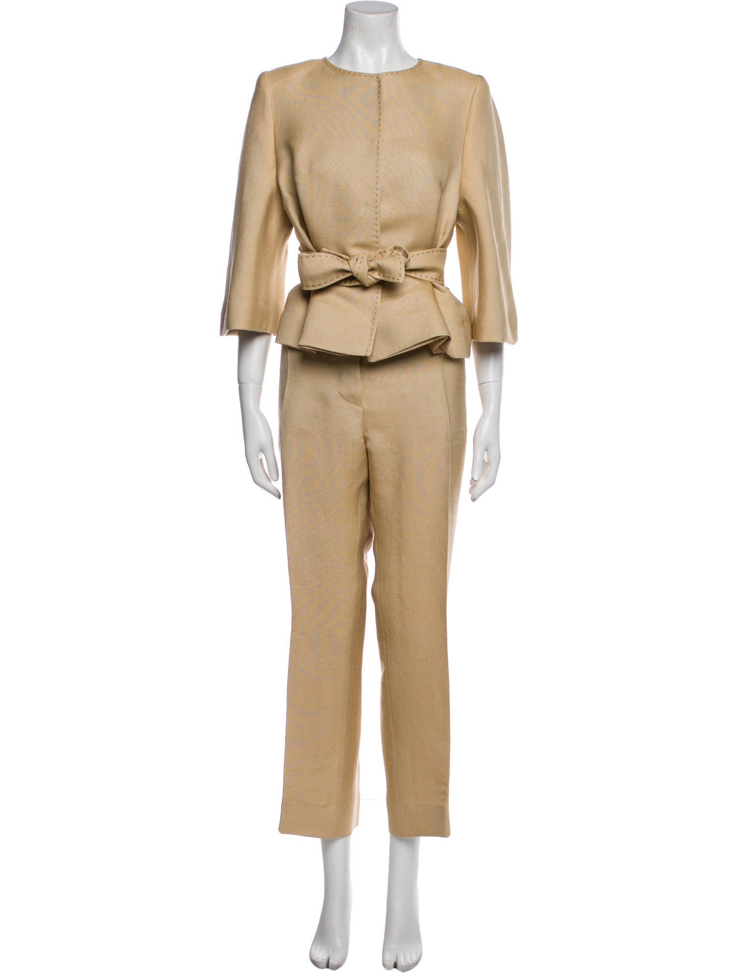 Alberta Ferretti Silk Pantsuit
