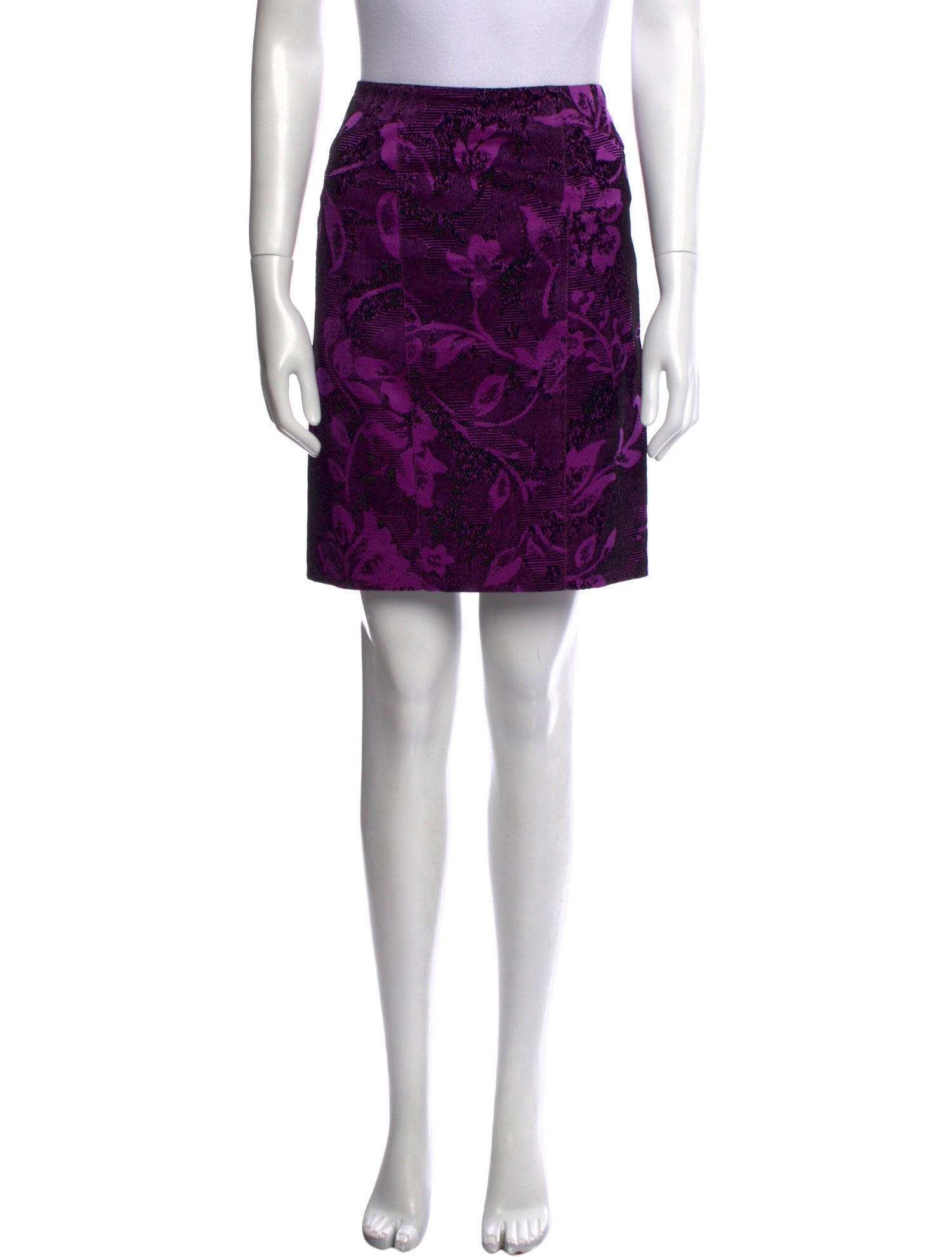 Alberta Ferretti Wool Knee-Length Skirt