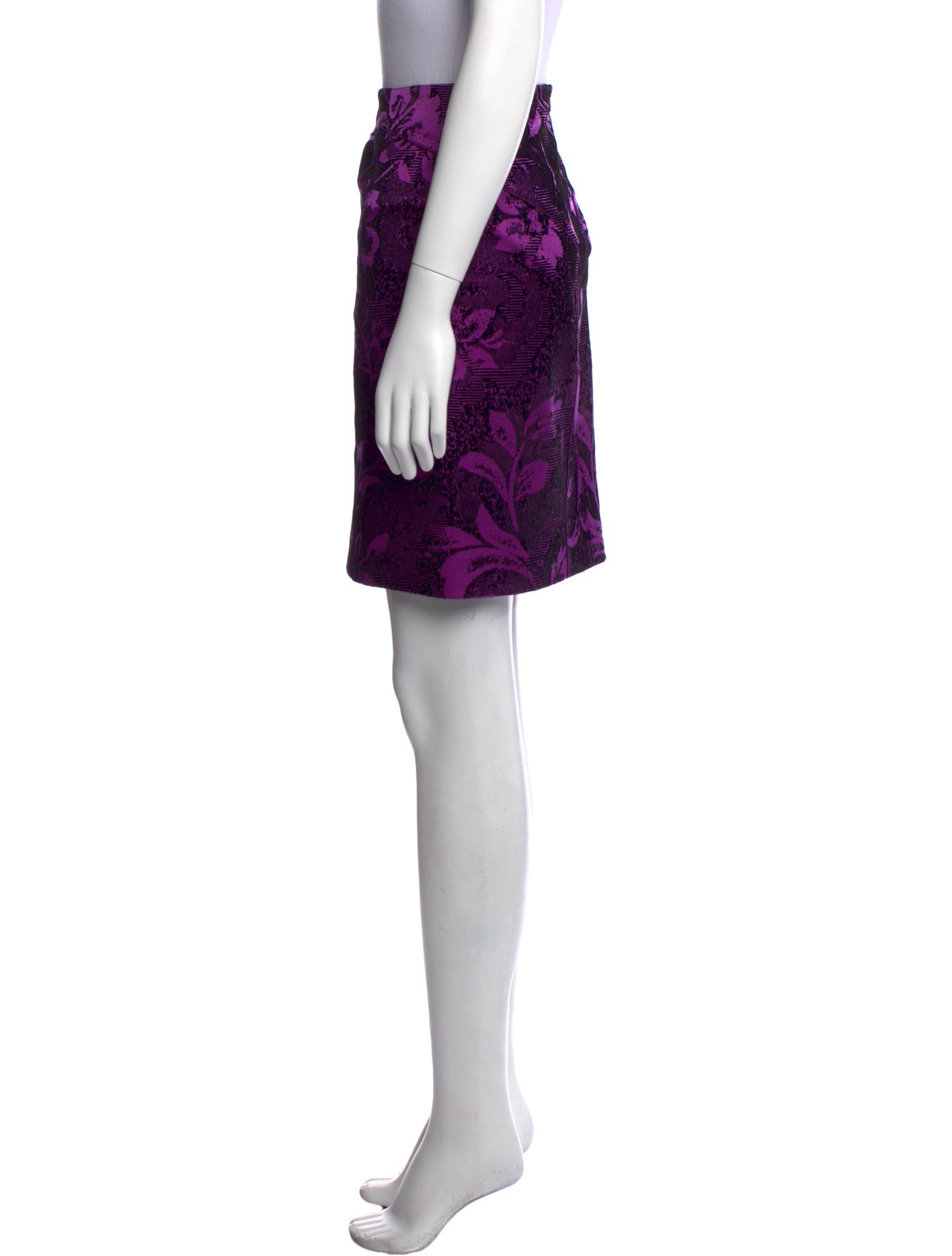 Alberta Ferretti Wool Knee-Length Skirt