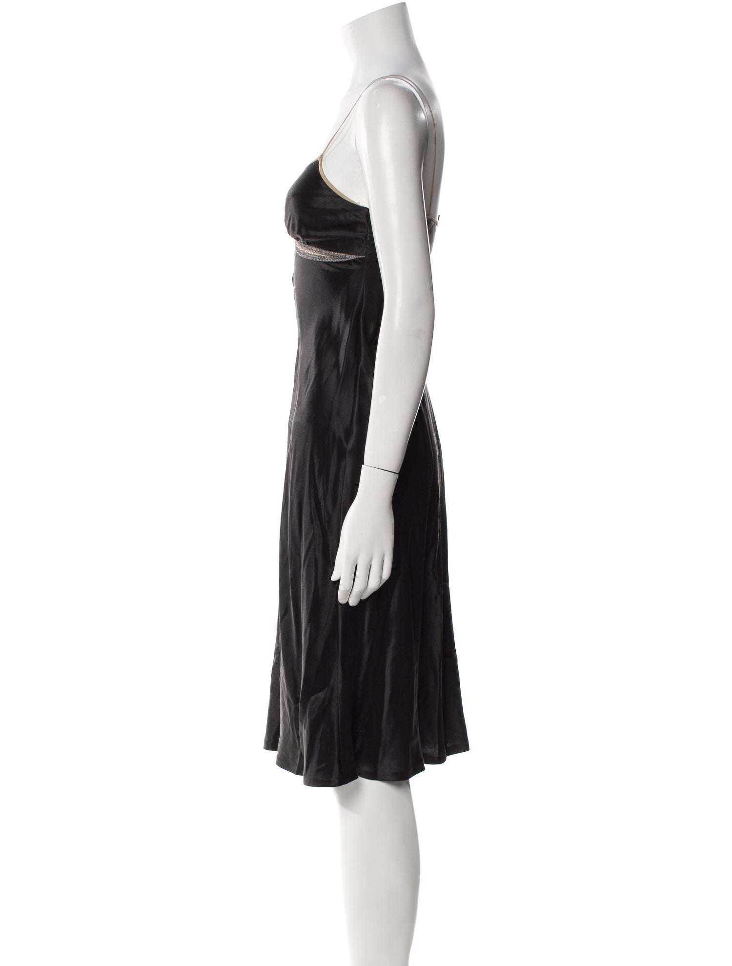 Alberta Ferretti Silk Knee-Length Dress w/ Tags