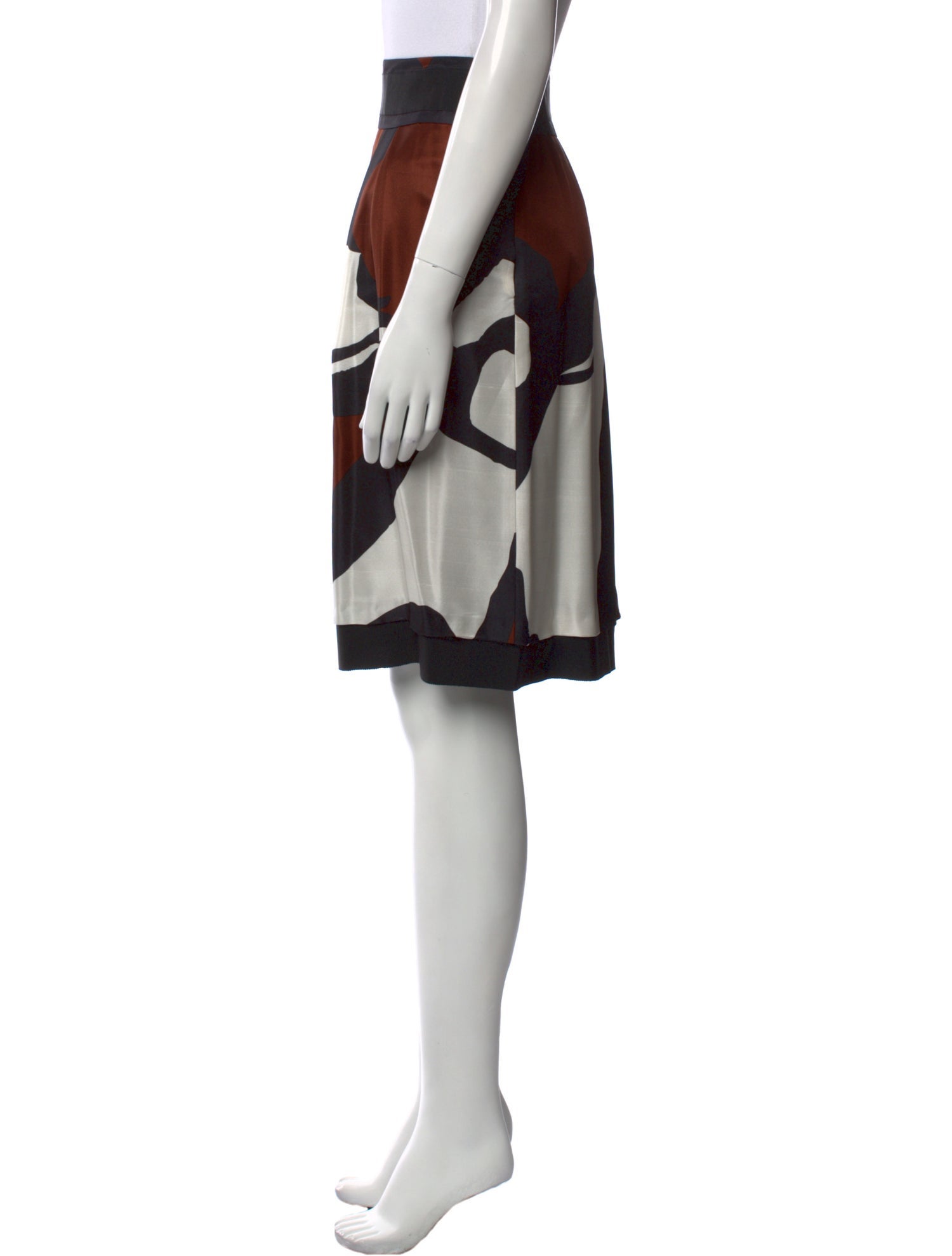 Alberta Ferretti Silk Mini Skirt