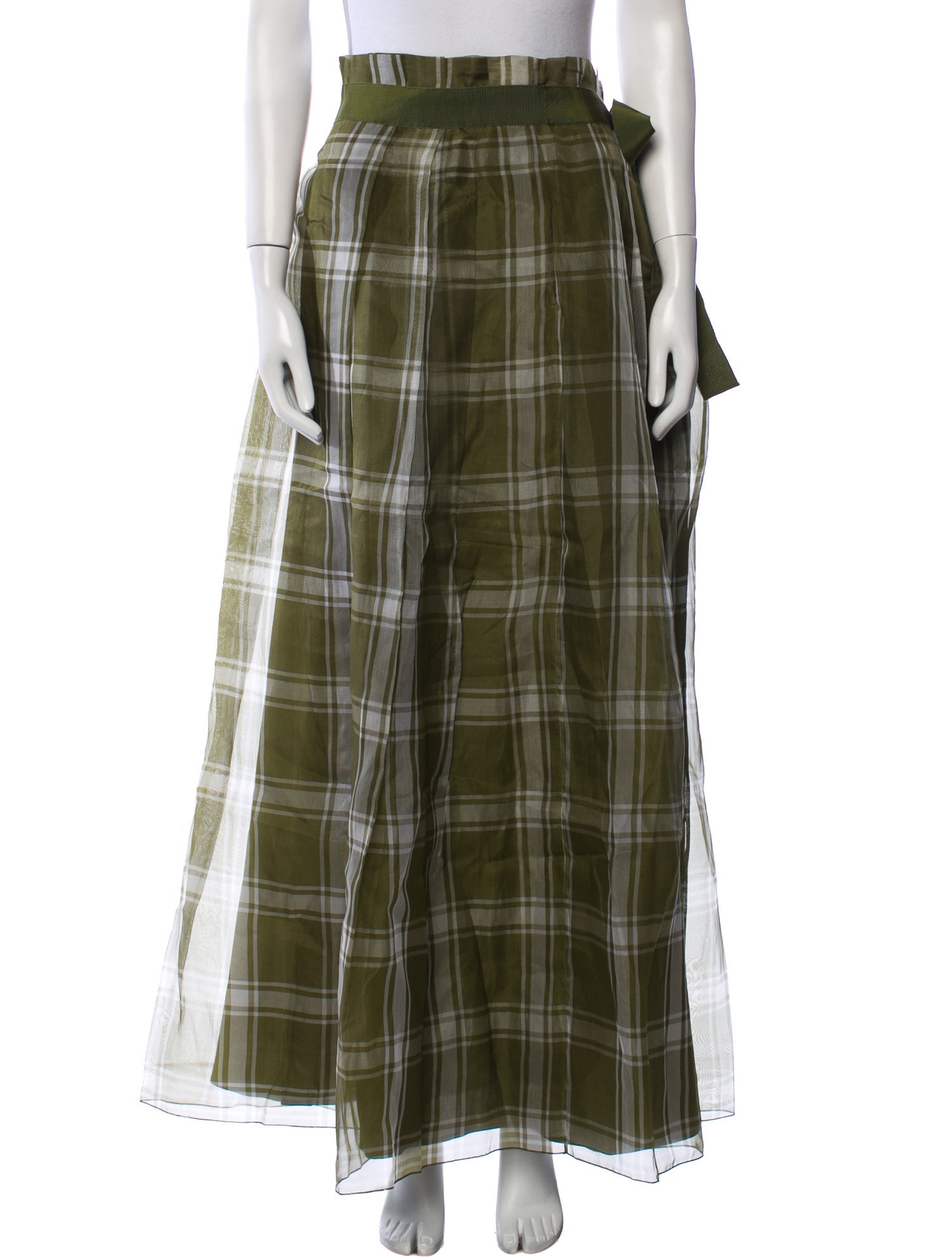 Alberta Ferretti Silk Long Skirt w/ Tags