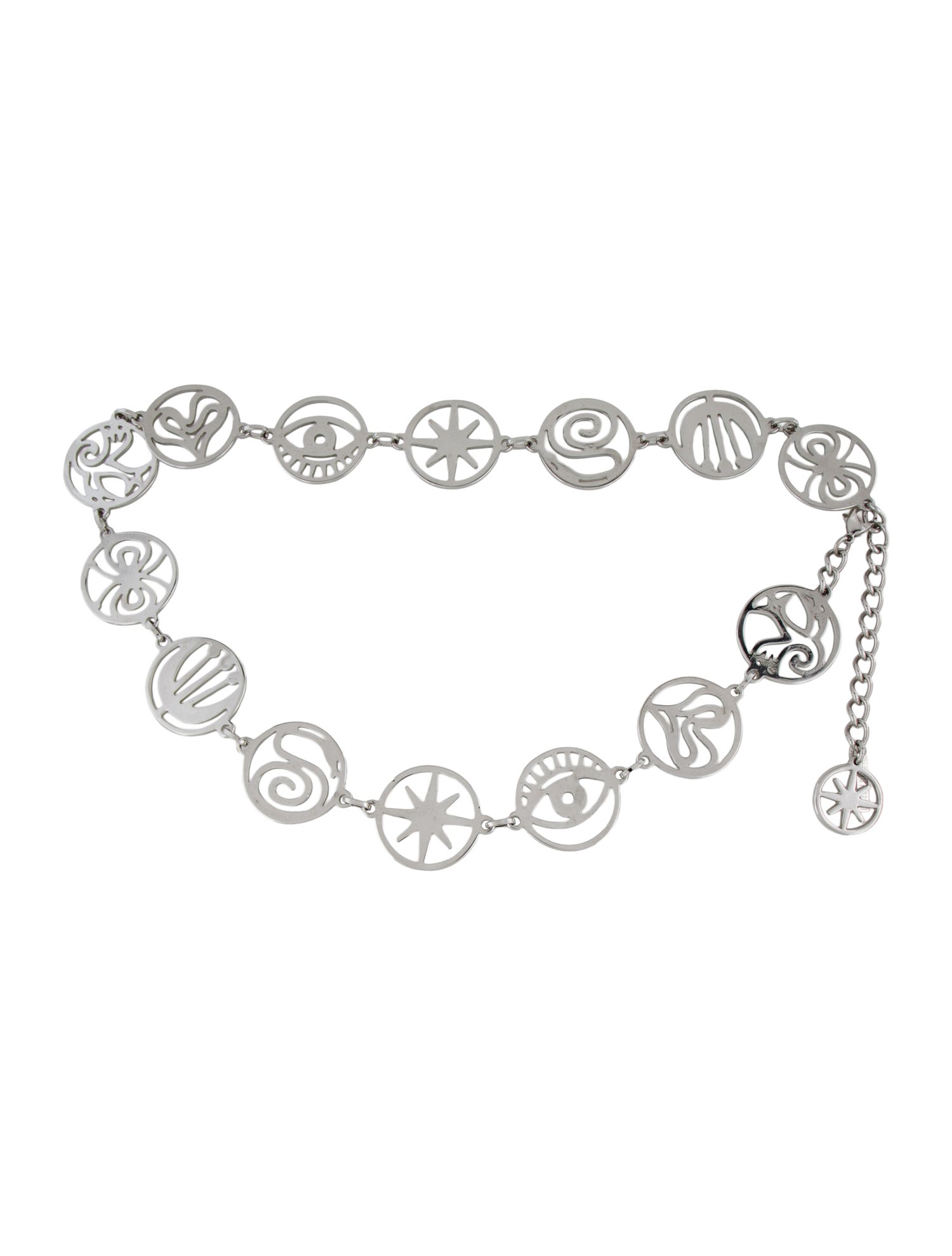 Alberta Ferretti Metal Waist Belt