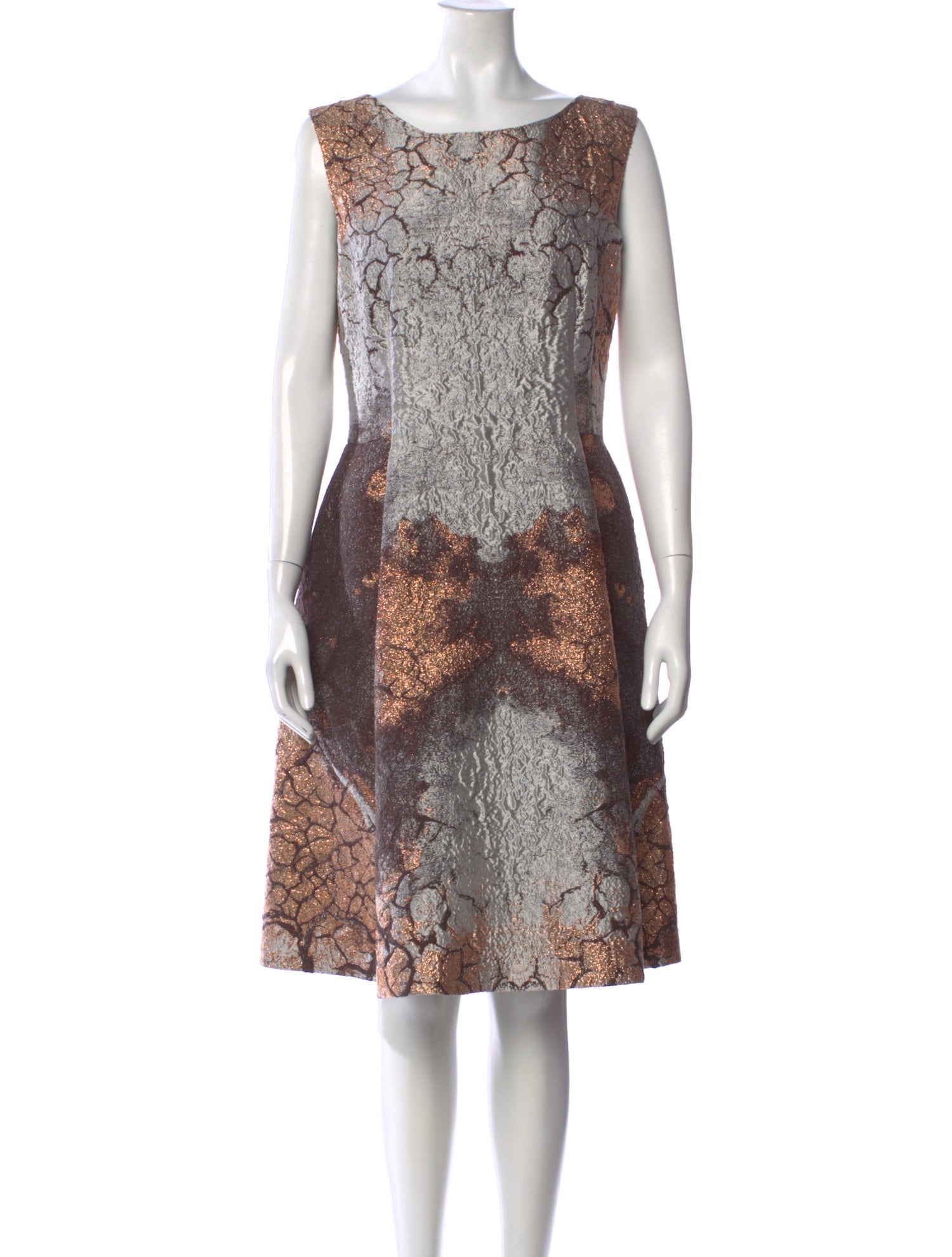 alberta ferretti dress Long floral jacquard satin with a necklace Alberta Ferretti Resort 2026 Ready