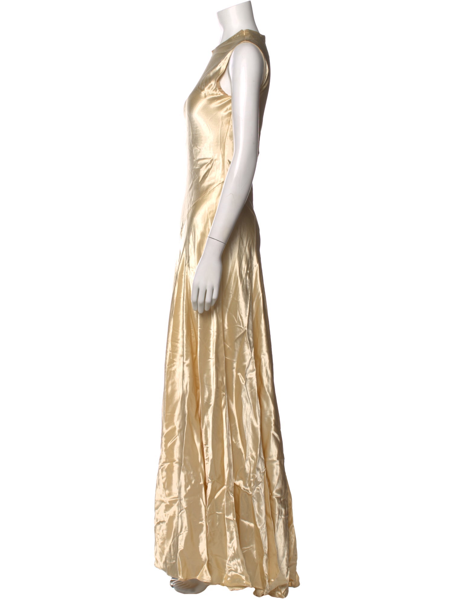 Alberta Ferretti Square Neckline Long Dress w/ Tags
