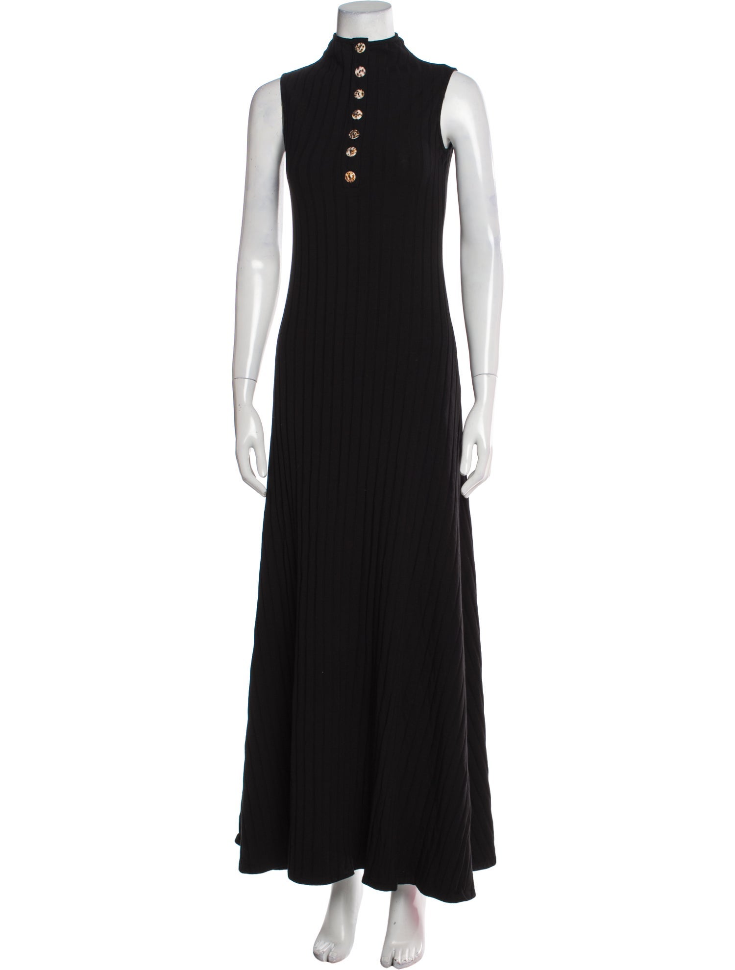 Albus Lumen Mock Neck Long Dress