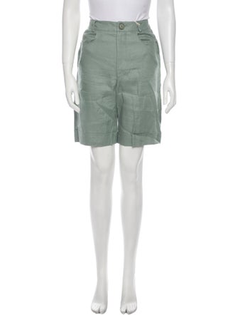 Albus Lumen Linen Knee-Length Shorts