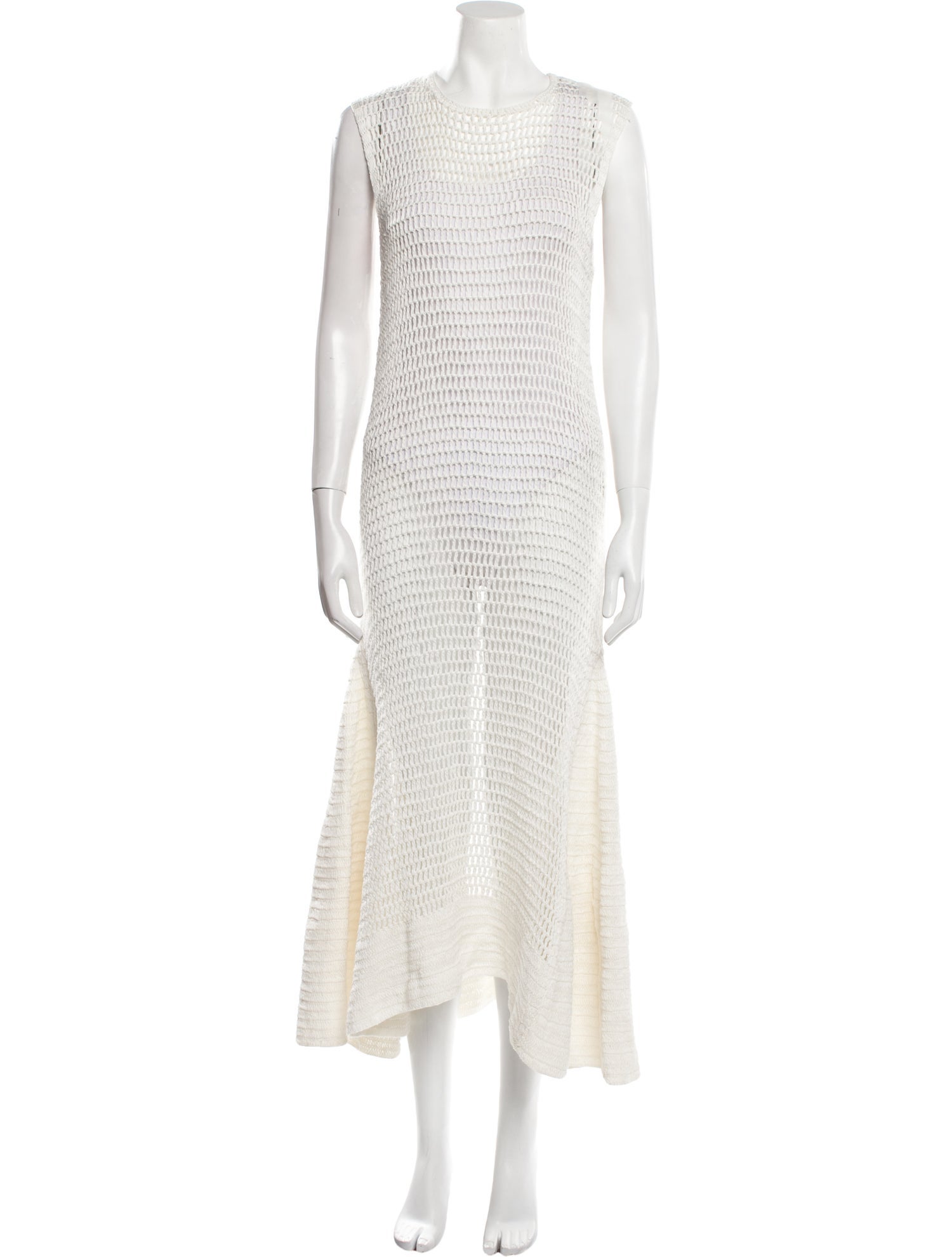 Albus Lumen Crew Neck Long Dress