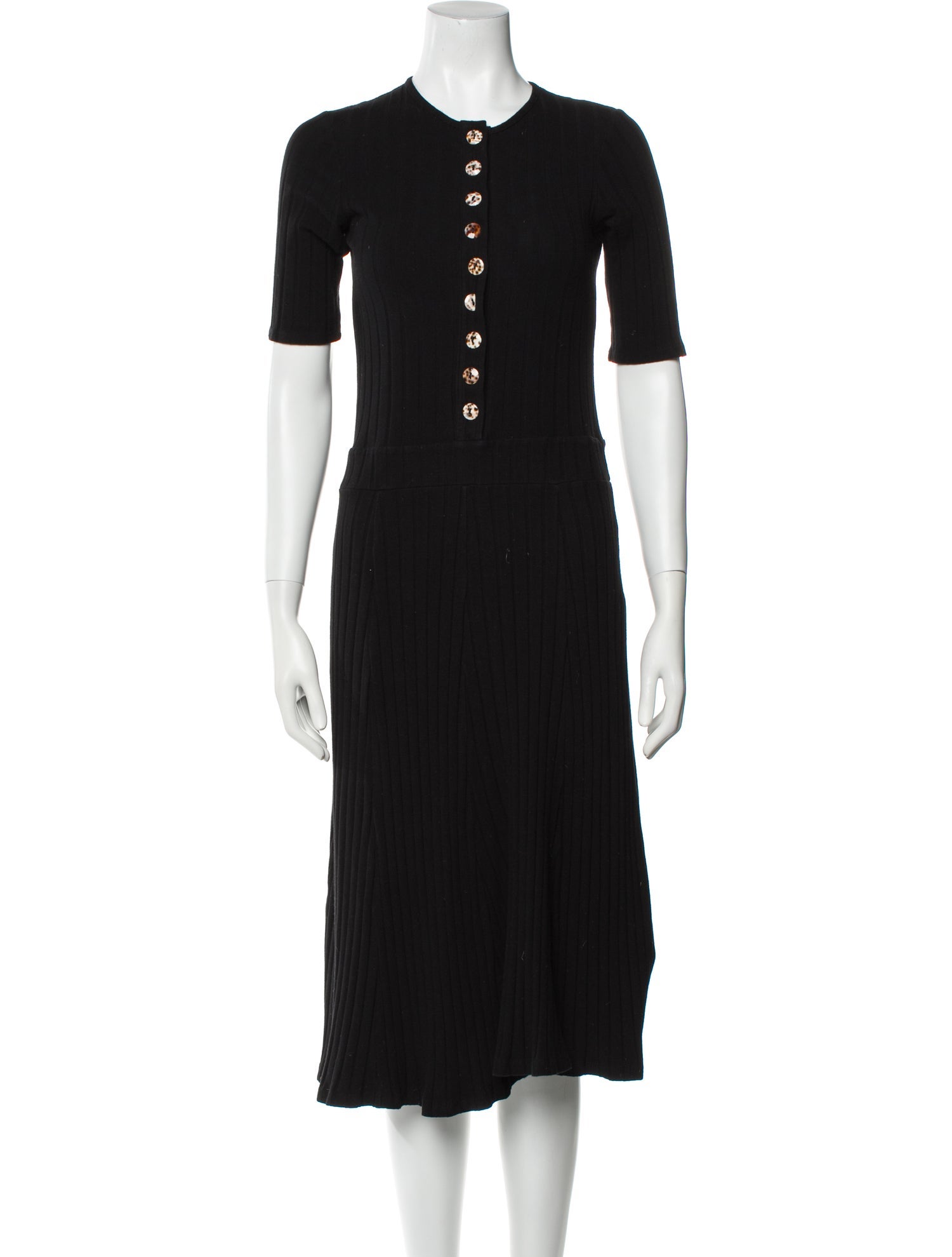 Albus Lumen Crew Neck Midi Length Dress