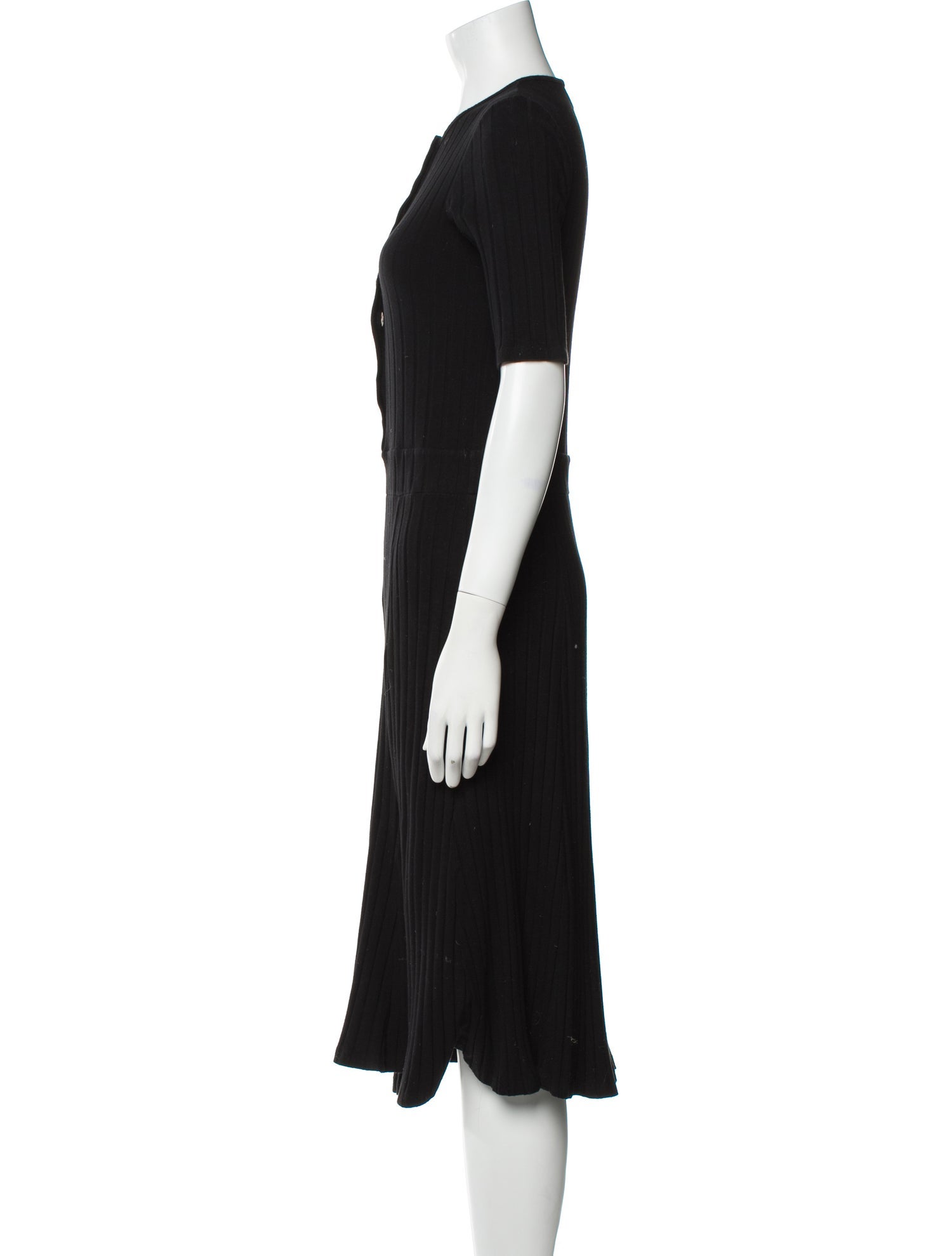 Albus Lumen Crew Neck Midi Length Dress