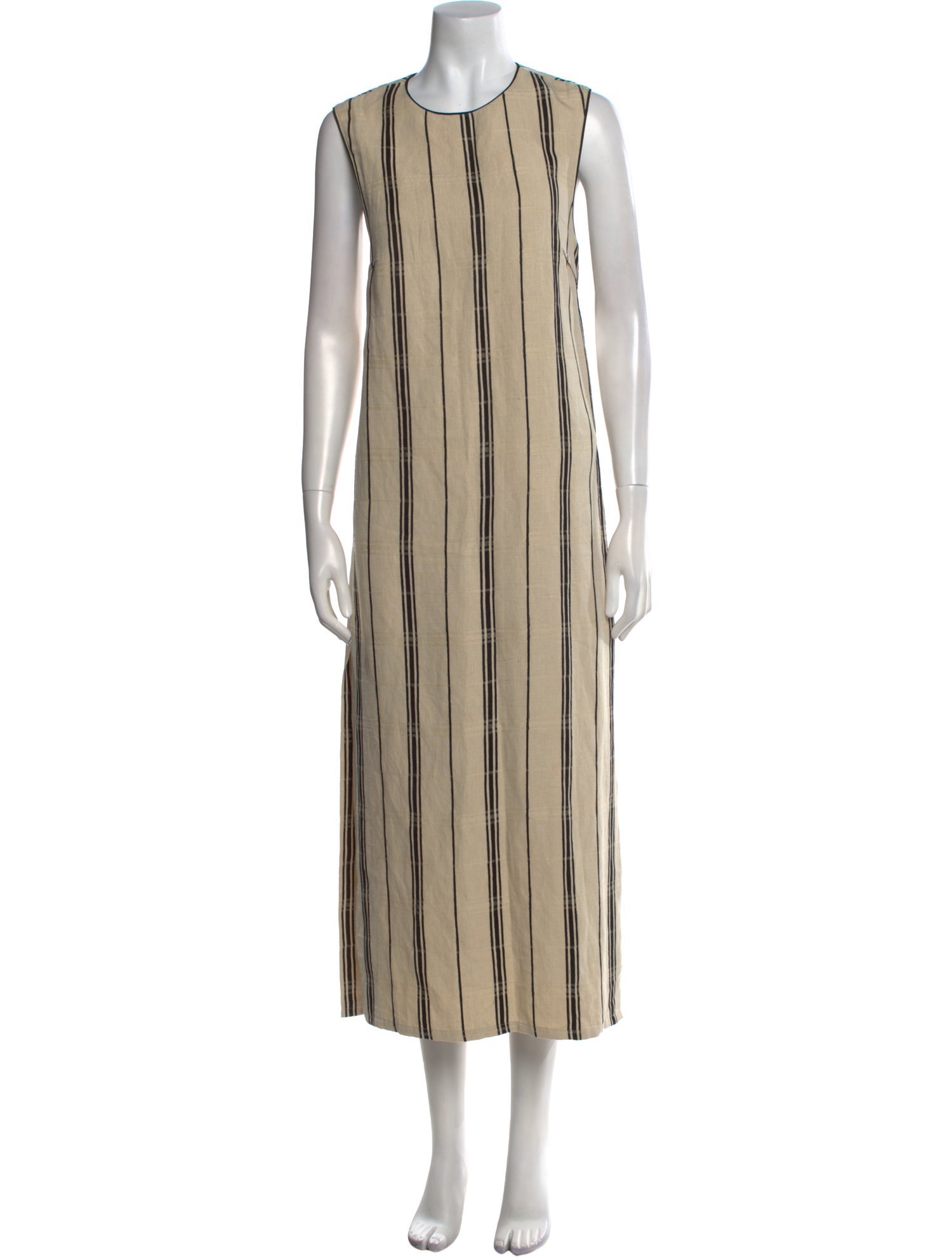 Albus Lumen Striped Long Dress