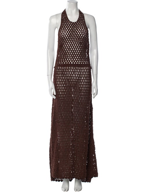 Albus Lumen Patterned Long Dress