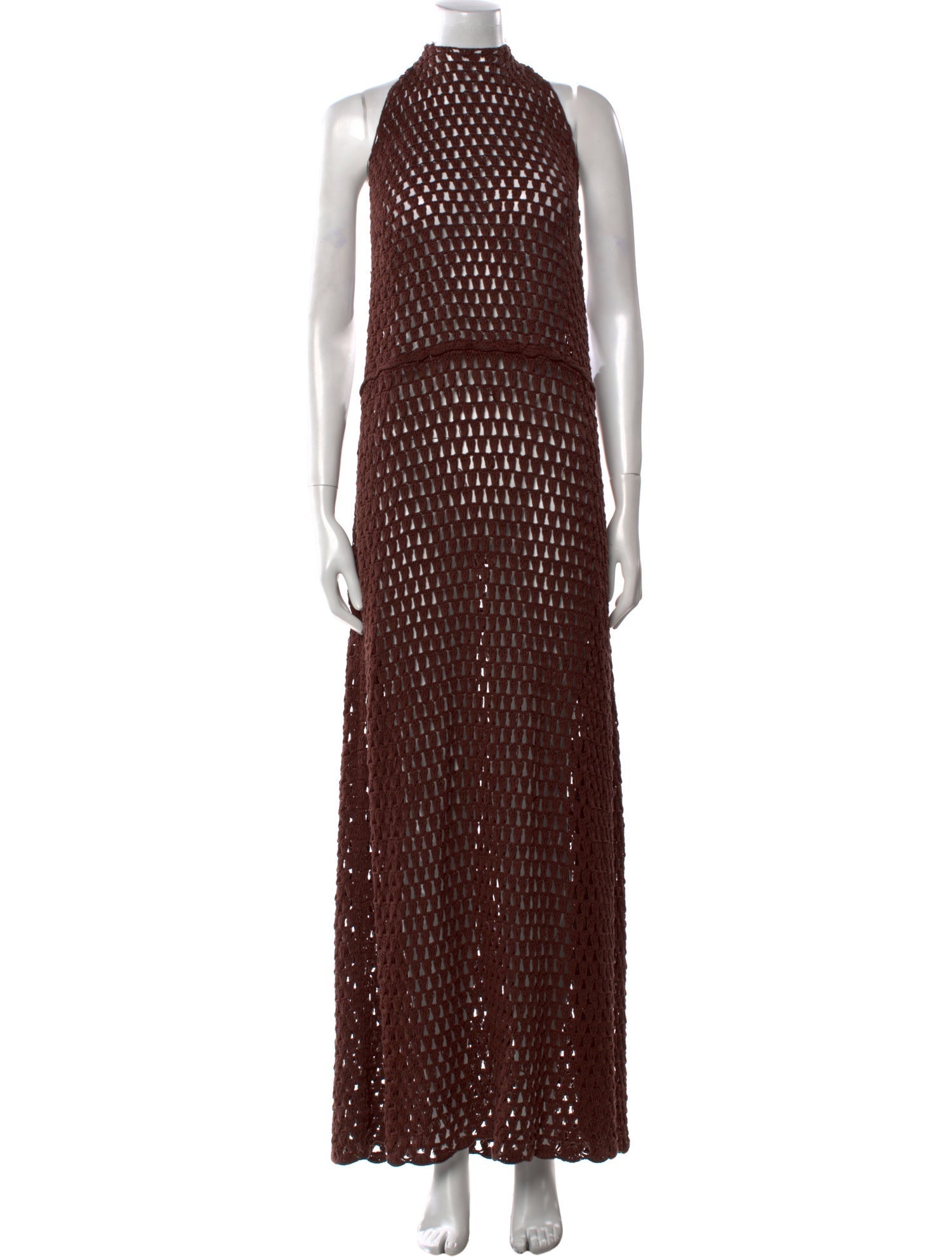 Albus Lumen Polka Dot Print Long Dress