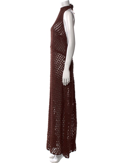 Albus Lumen Polka Dot Print Long Dress