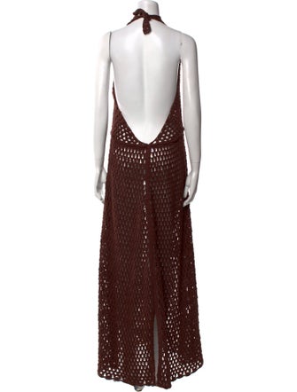 Albus Lumen Polka Dot Print Long Dress