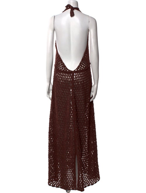 Albus Lumen Polka Dot Print Long Dress