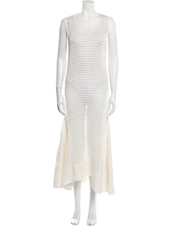 Albus Lumen Crew Neck Long Dress