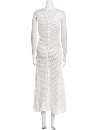 Albus Lumen Crew Neck Long Dress