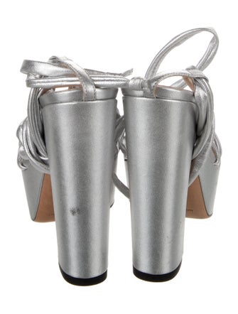 Alchimia Di Ballin Leather Cutout Accent Sandals