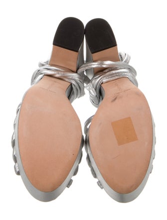 Alchimia Di Ballin Leather Cutout Accent Sandals